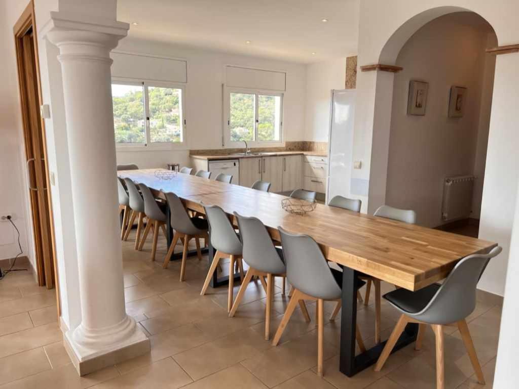 Villa Casa Mas Ambros Con Piscina Desbordante Calonge  Esterno foto