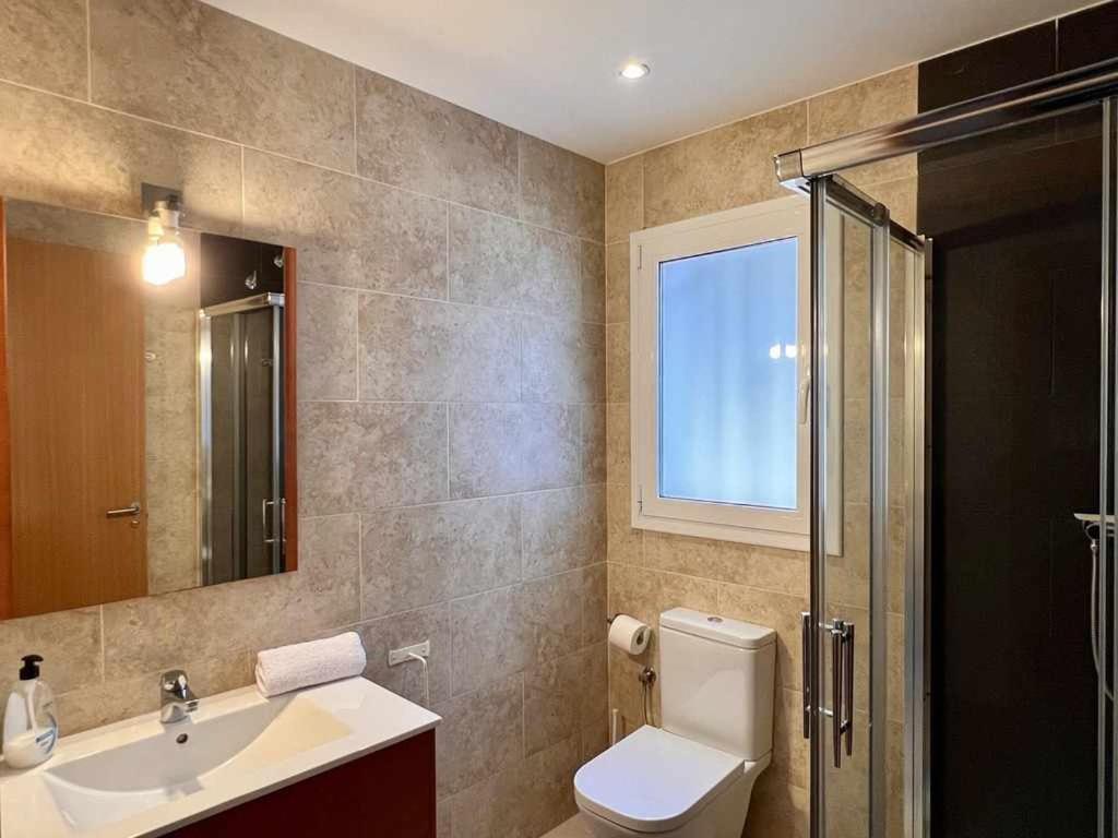 Villa Casa Mas Ambros Con Piscina Desbordante Calonge  Esterno foto